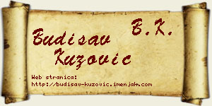 Budisav Kuzović vizit kartica